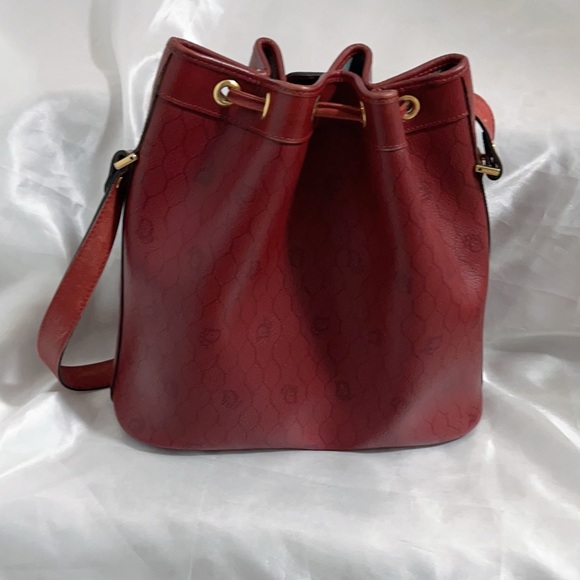 Dior Red Vintage Logo Bucket Bag - Picture 4 of 16